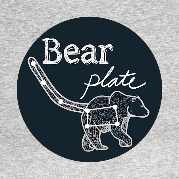 Round Bear Plate by BearPlate